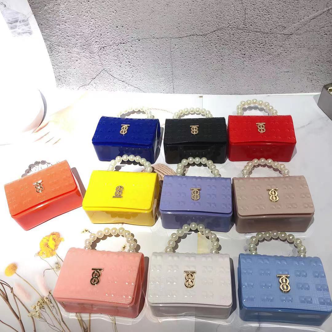 2025 New cross-border jelly women's bag, fashionable single-shoulder crossbody, cute and fresh candy bag, Southeast Asian export bag Specification drawing