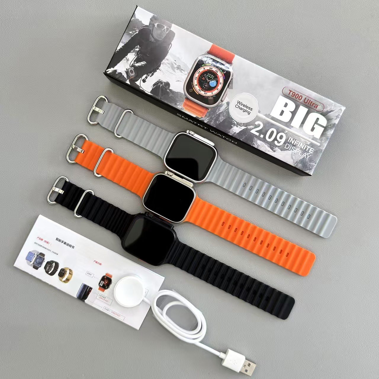 2024 Huaqiangbei s9ultra2 Smartwatch Bluetooth Call Heart Rate and Blood Pressure Cross-border Men's Sports Black Technology Application Scenario