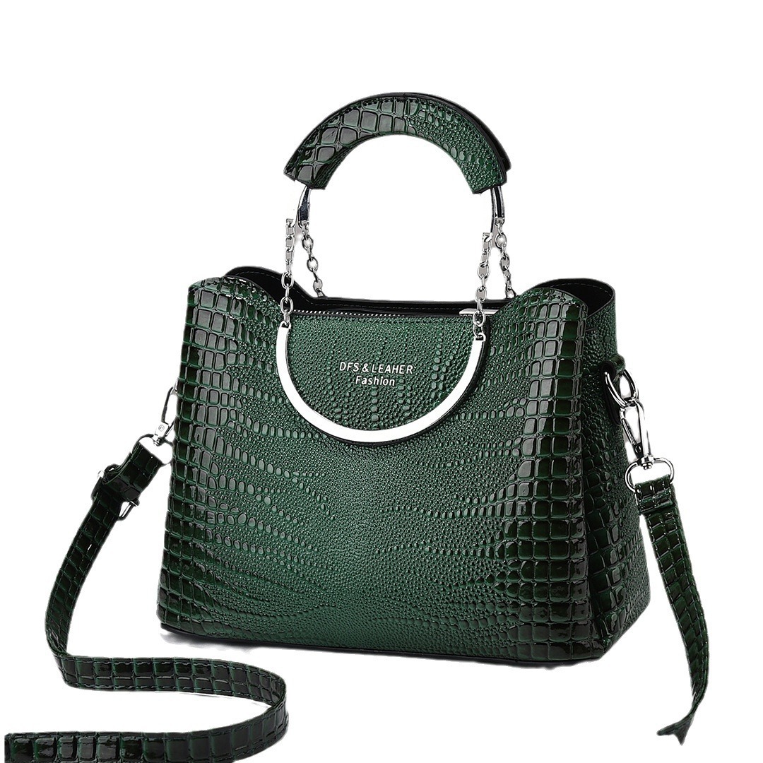 Bag Girl's 2023 Autumn/Winter new large-capacity embossed bucket bag, fashionable crossbody handbag, one-piece consignment Item Picture