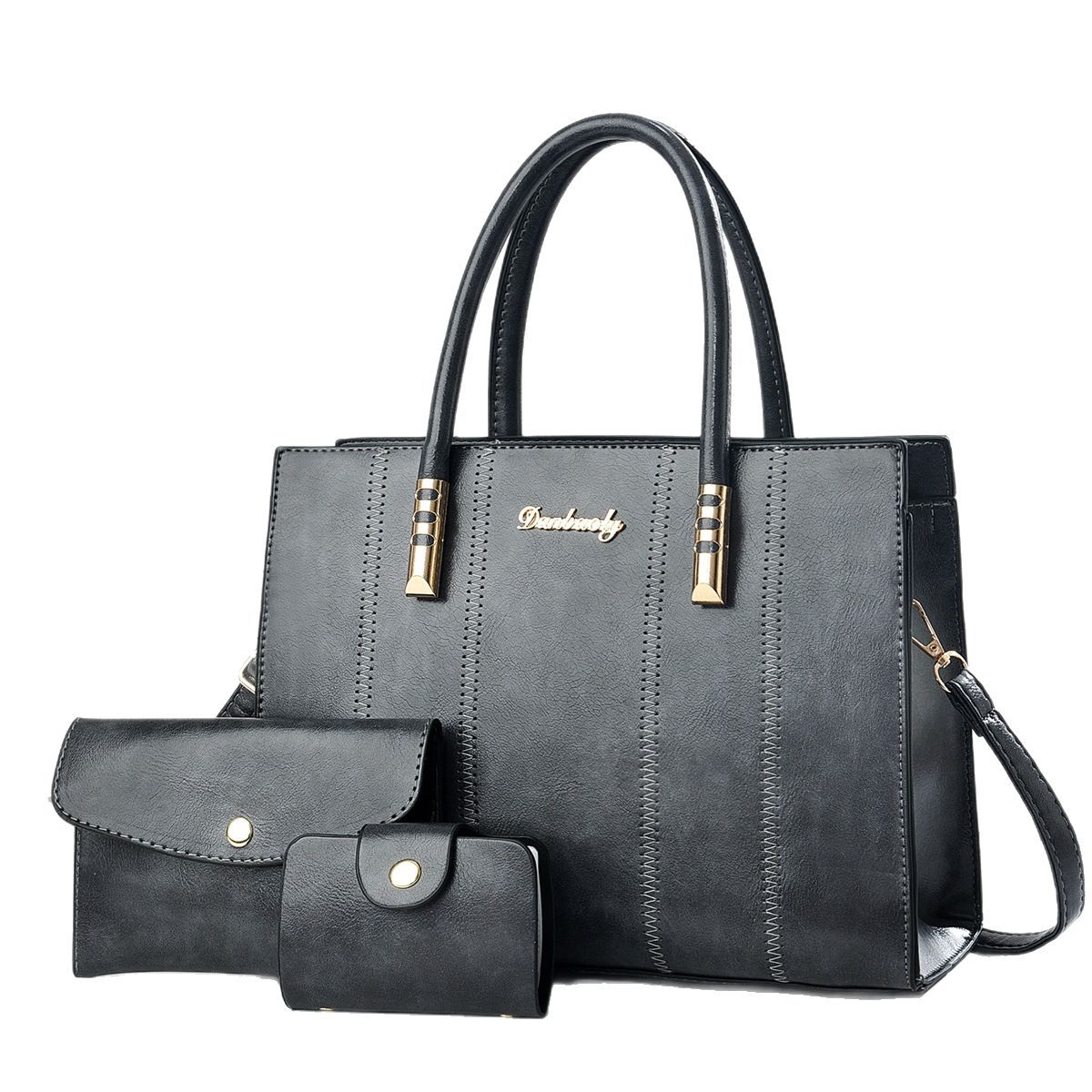 The new color-blocked women's bag is fashionable and trendy. It's a high-end single-shoulder bag, a crossbody bag and a large-capacity handbag for women Item Picture