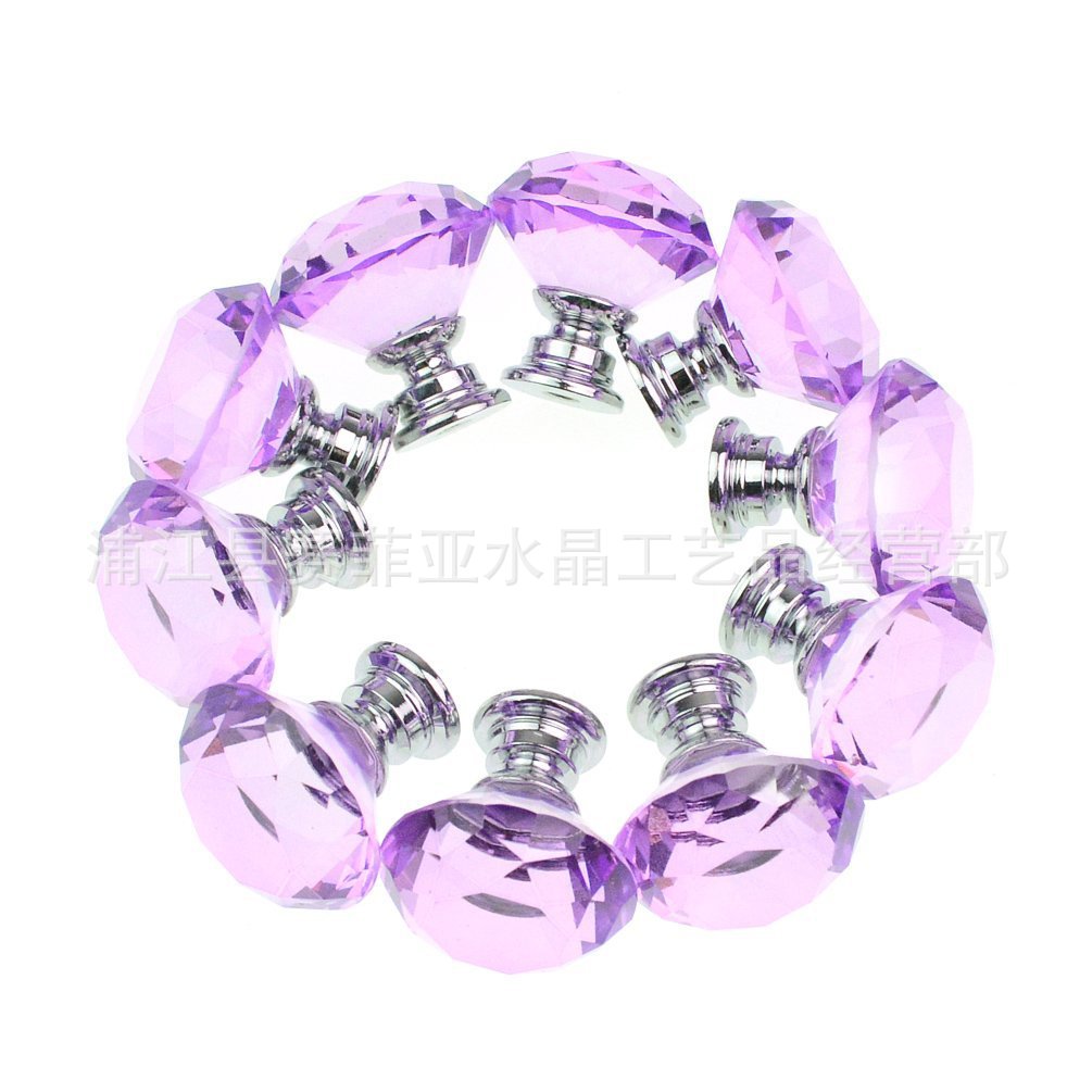 We supply high-end crystal and diamond handles for drawers with single-hole handles. Bulk orders enjoy preferential prices. We offer export retail for 30mm details Picture