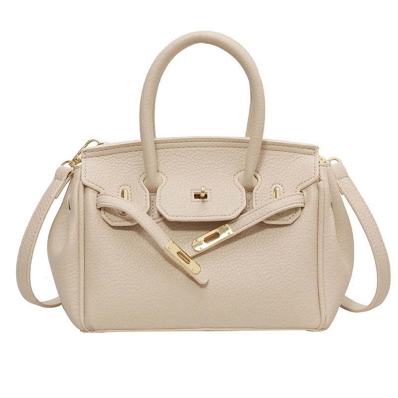 The new Korean version of a stylish handbag with a large capacity for women in 2025 features a simple and high-quality Kelly bag with a niche design and a crossbody bag Item Picture