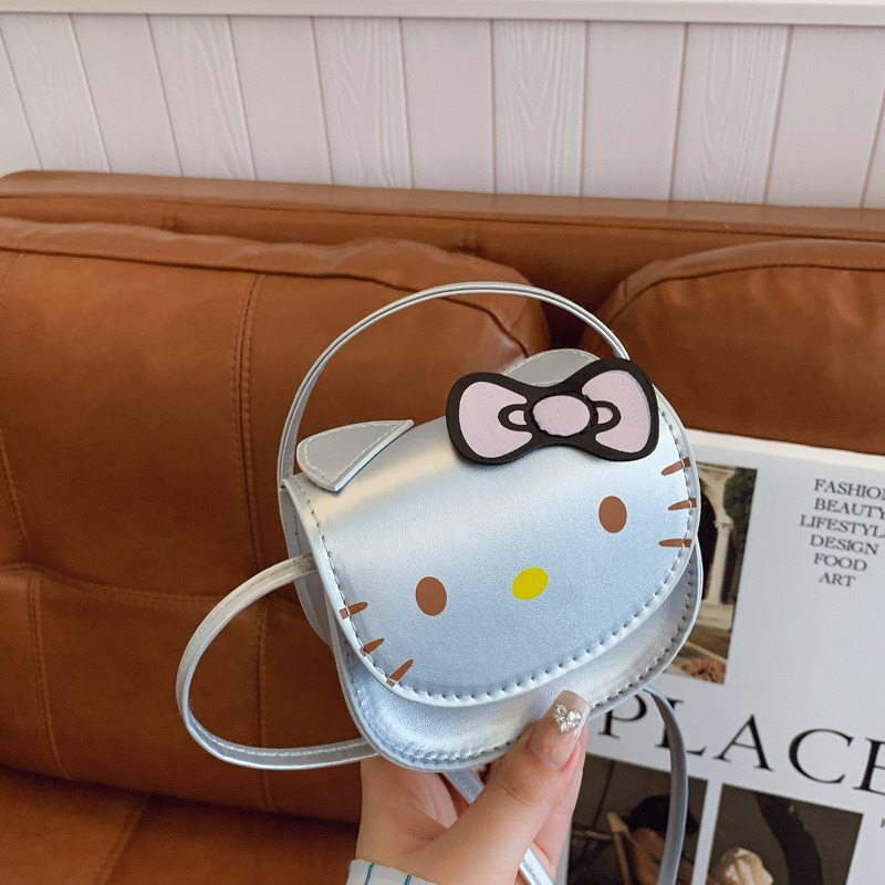 Mini loose change bag, girl Katie, cute coin purse, stylish crossbody headphone bag, saddle bag full figure