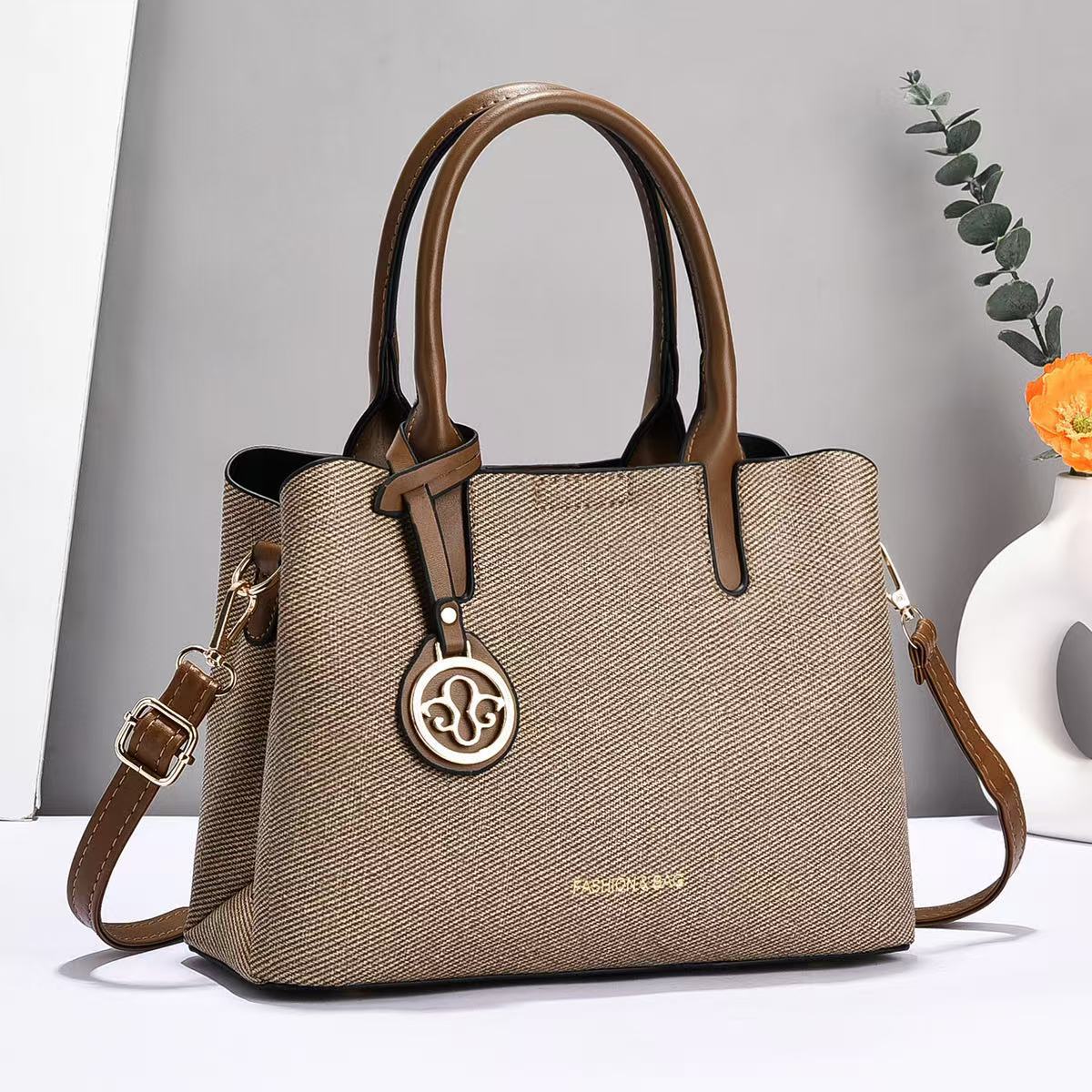 Versatile bestsellers, new summer 2024 fashionable handbags, middle-aged women's bags, crossbody bags, and elegant mom bags Specification drawing