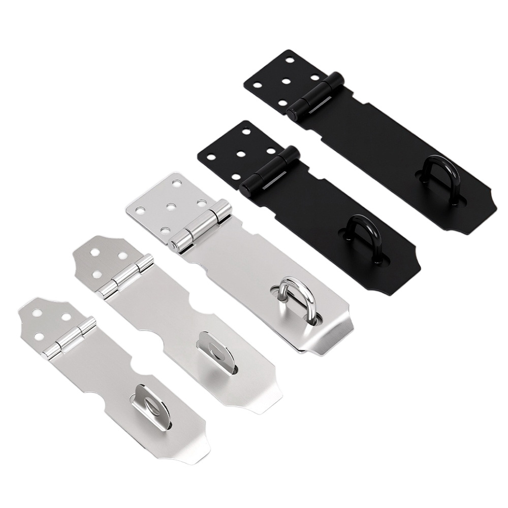 Stainless steel anti-theft snap-on door, wooden door, safety exposed door bolt, latch, thickened bathroom, old-fashioned folding lock Item Picture