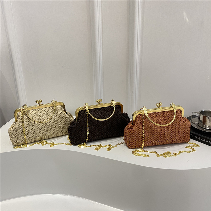 Fashionable chain bag for women 2025 Spring New style, trendy and simple single-shoulder shell bag, casual crossbody bag for women Application Scenario