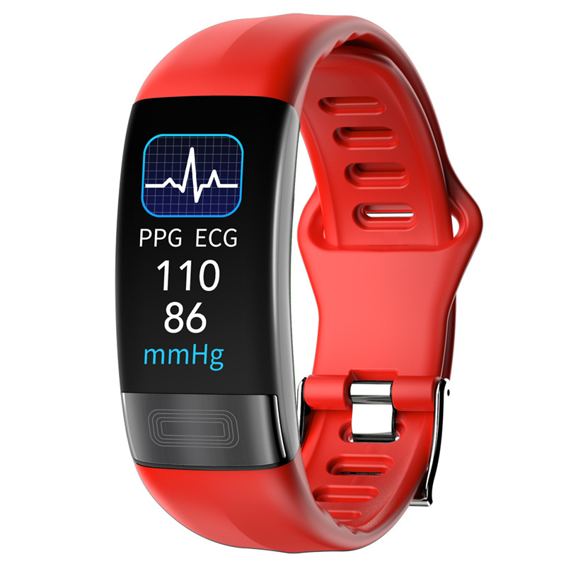 Cross-border P11PLUS Smart Bracelet, Electrocardiogram, body temperature, Heart rate, Blood Oxygen, exercise step count smart Fitness bracelet Specification drawing