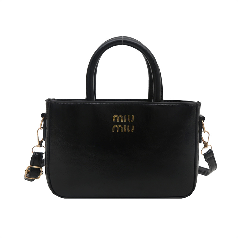 A fashionable and versatile hand-held crossbody bag for women's commuting to work, PU Women 2025 cross-border single-shoulder bag Item Picture