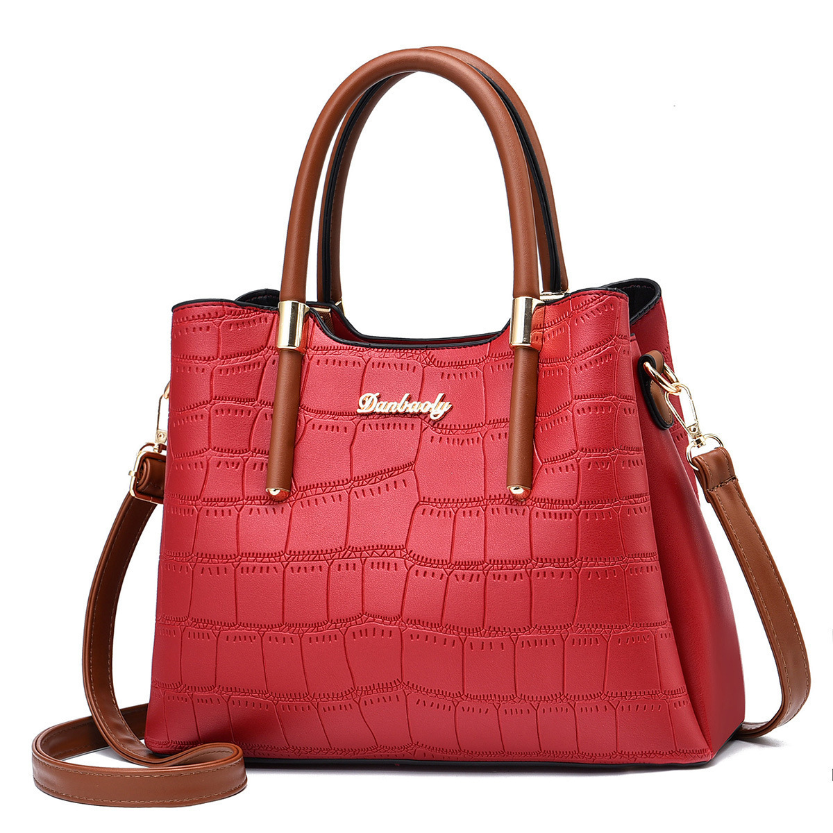Women's handbag 2022 New style, fashionable single-shoulder crossbody women's bag, European and American foreign trade women's bag, middle-aged mother's bag Application Scenario