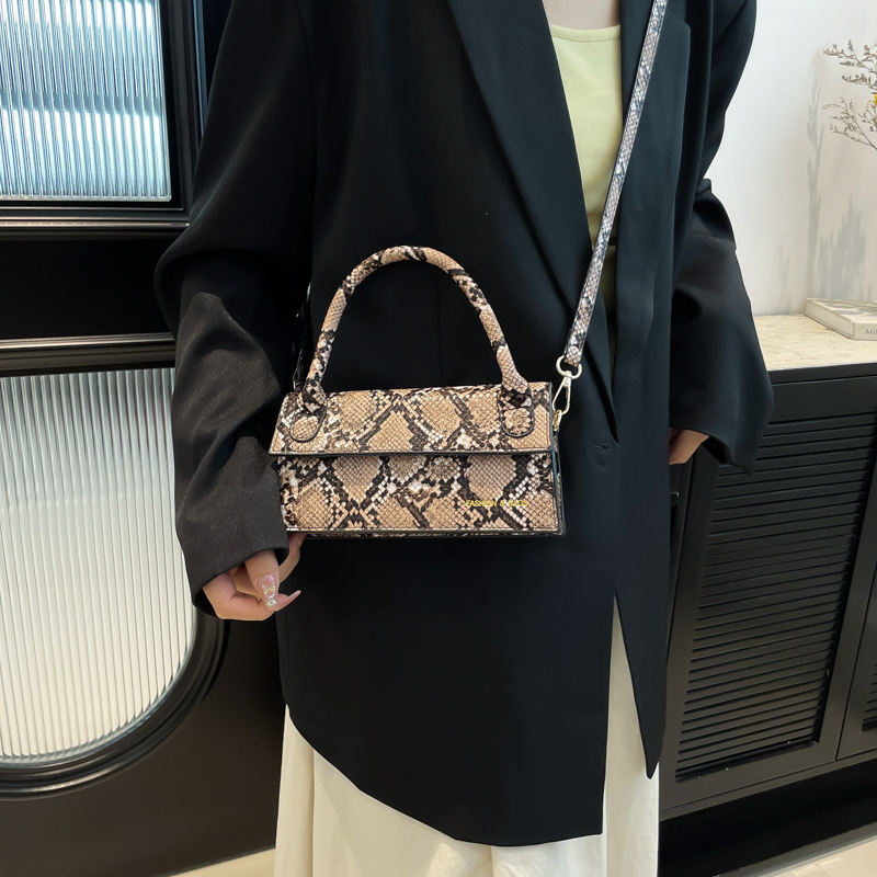 Fashionable, individual, trendy and casual hand-held small square bag for women, a new summer 2025 trendy, simple and stylish single-shoulder crossbody bag details Picture