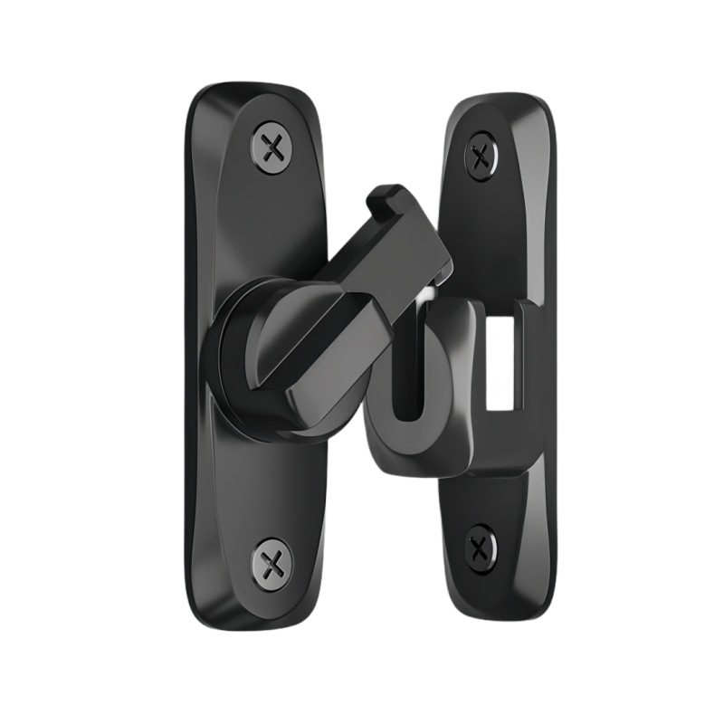 Latch latch, indoor door lock without drilling, bathroom door latch, sliding door snap, exposed door latch, anti-theft latch details Picture