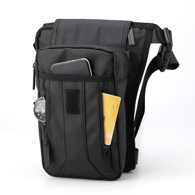 Cross-border exclusive new outdoor cycling leg bag, multi-functional waterproof chest bag, crossbody bag, sports mountaineering and fishing waist bag Specification drawing