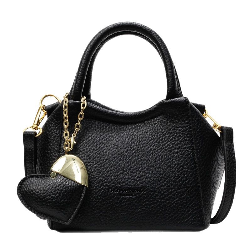 High-end, trendy and casual hand-held bucket bag for women, 2025 new Korean style, fashionable and niche design, single-shoulder crossbody bag Item Picture