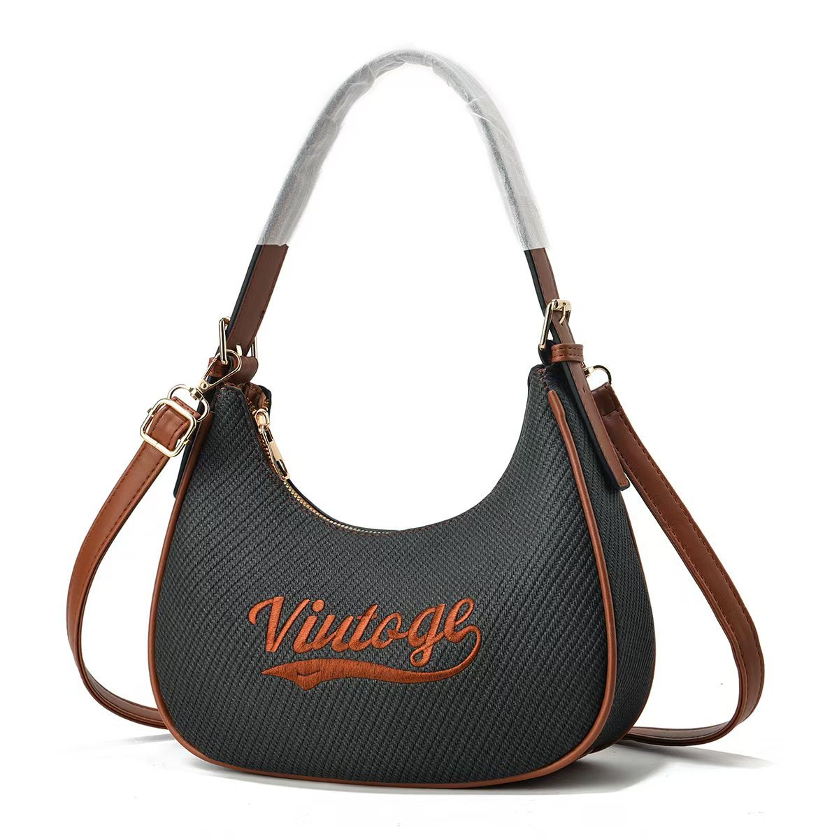 Fashionable and simple hand-held crescent moon bag for women, 2025 new Korean version miu, versatile single-shoulder high-quality crossbody handbag details Picture