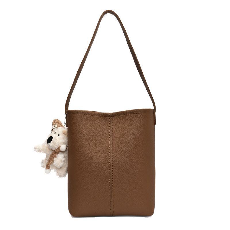 Korean version niche large-capacity bucket bag for women 2025 new style fashionable commuting single-shoulder bag, trendy and versatile underarm bag Item Picture