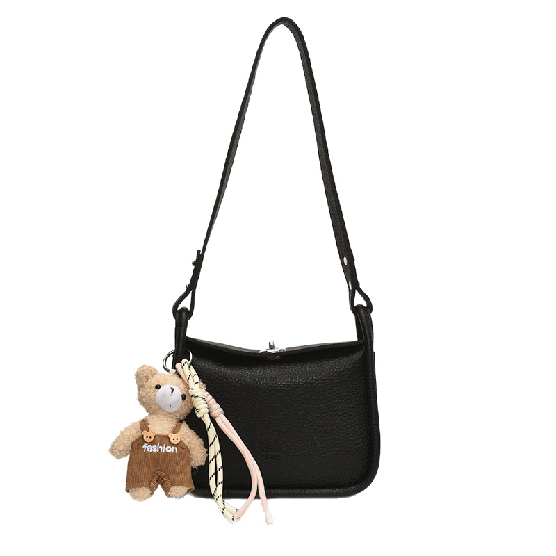 A fashionable and trendy underarm bag for women, a new summer 2025 style, with a lychee pattern, versatile and high-end single-shoulder crossbody bag Item Picture