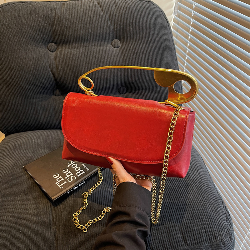 Simple and fashionable single-shoulder bag for women, Spring 2025 new style simple, casual and fashionable small square bag, retro crossbody bag full figure