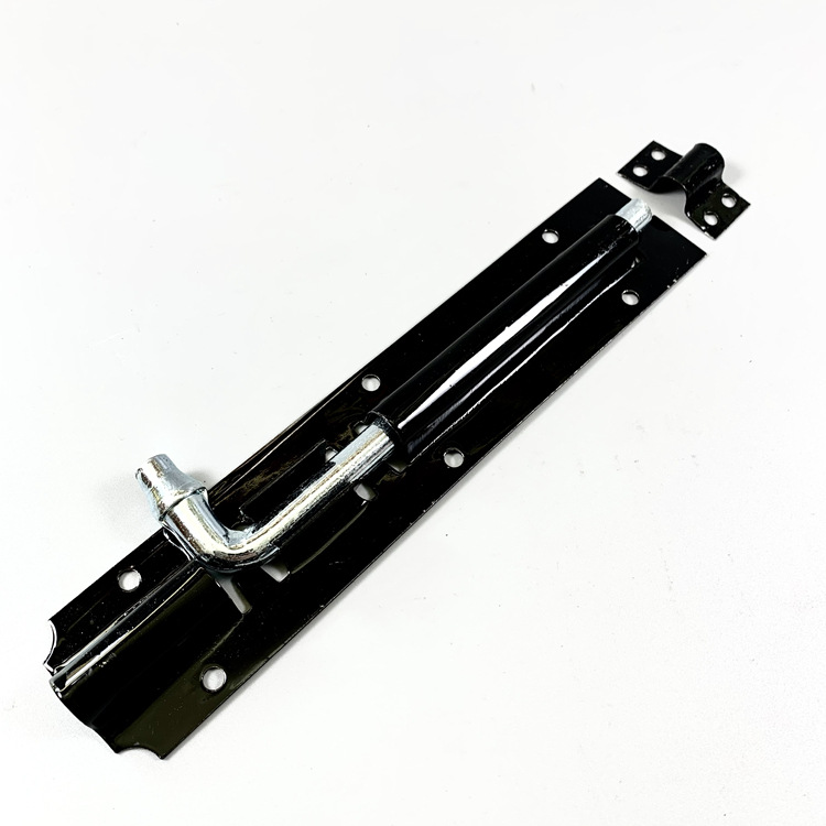 Ordinary iron latch, baked black, old-fashioned door latch, iron door, wooden door, window simple door latch, exposed iron sheet latch Specification drawing