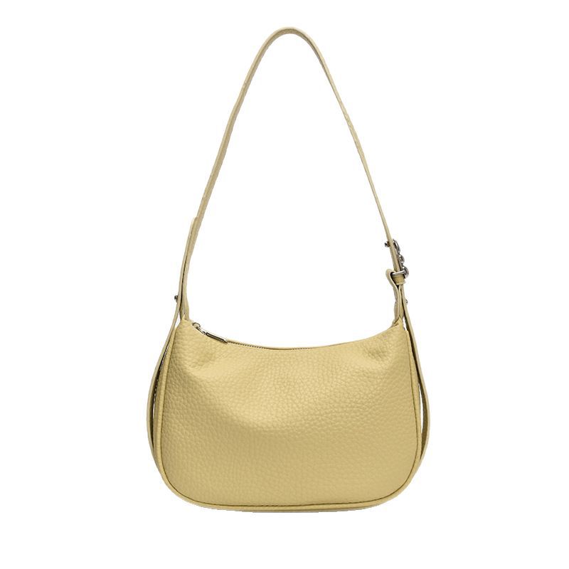 High-end, simple and fashionable small square bag for women, 2025 new Korean version, lychee pattern, niche design, single-shoulder crossbody bag Item Picture