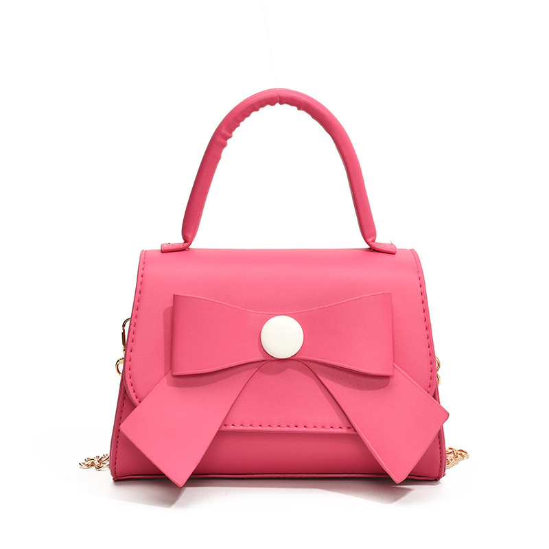 The new casual, individualistic and fashionable Korean-style bow hand-held shoulder bag with a simple crossbody style for women in the autumn of 2024 Item Picture