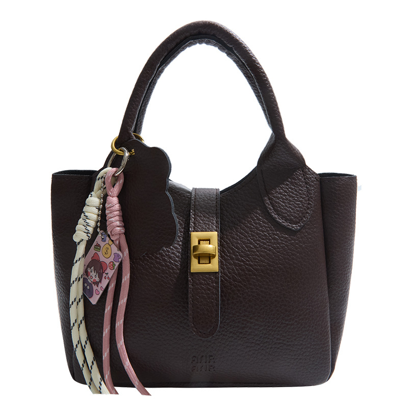 This year, the "Small Bag Girls 2025 Summer New Style" trendy, fashionable, high-quality and stylish hand-held crossbody bucket bag is in vogue Item Picture