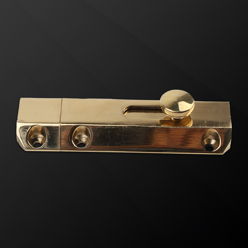 Weitlang antique bright copper latch 2.5-6 inch thickened all-copper exposed door latch and door bolt wholesale details Picture
