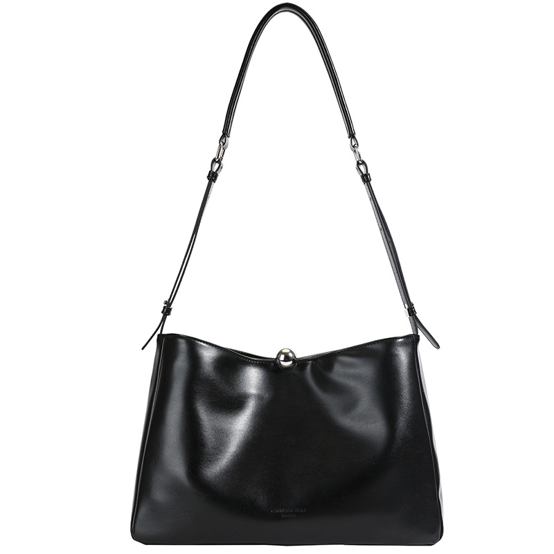 A large capacity bag for women, a new 2025 simple single-shoulder crossbody bag, a fashionable and casual tote bag for work and commuting Item Picture