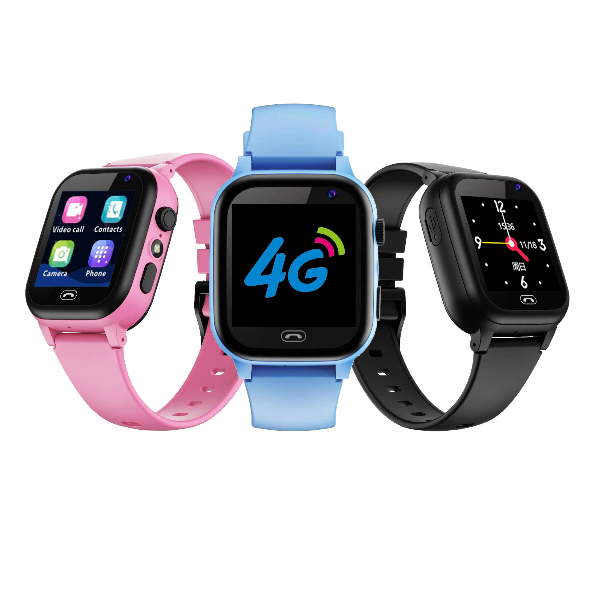 New Z model S1 with touchscreen Q15 video call 4G smart positioning smartwatches for boys and girls in stock Specification drawing