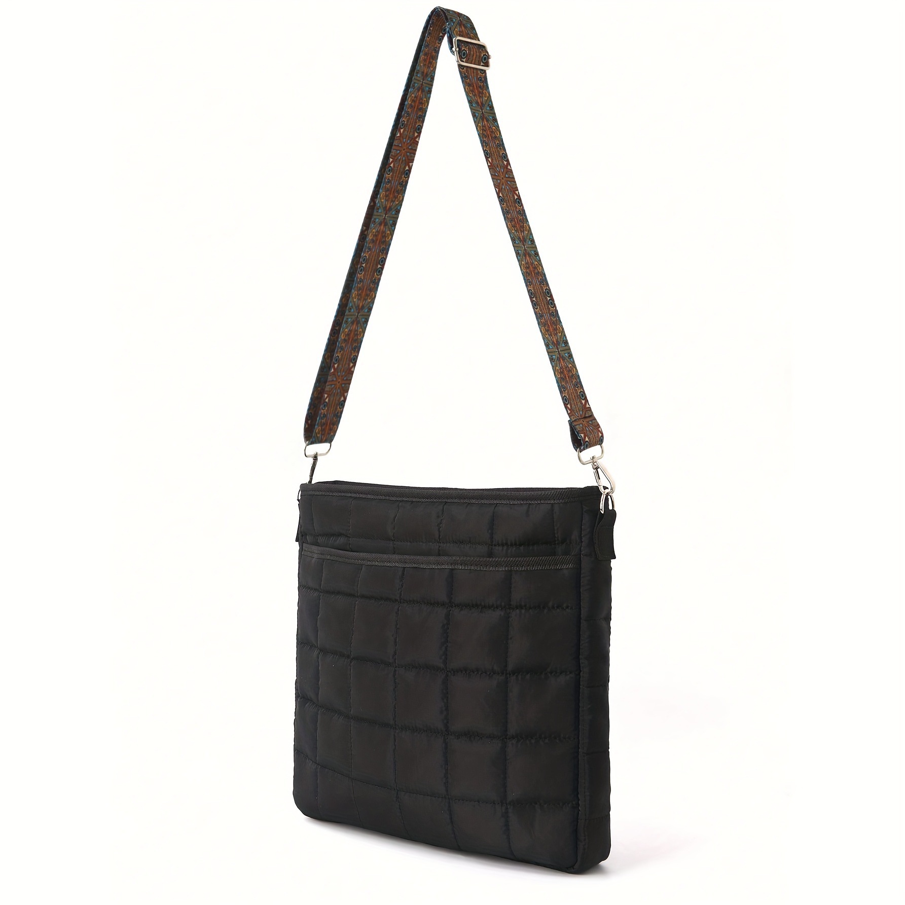 Cross-border fashion casual women's bag 2024 New large-capacity fleece bag, simple single-shoulder crossbody tote bag under the armpits details Picture