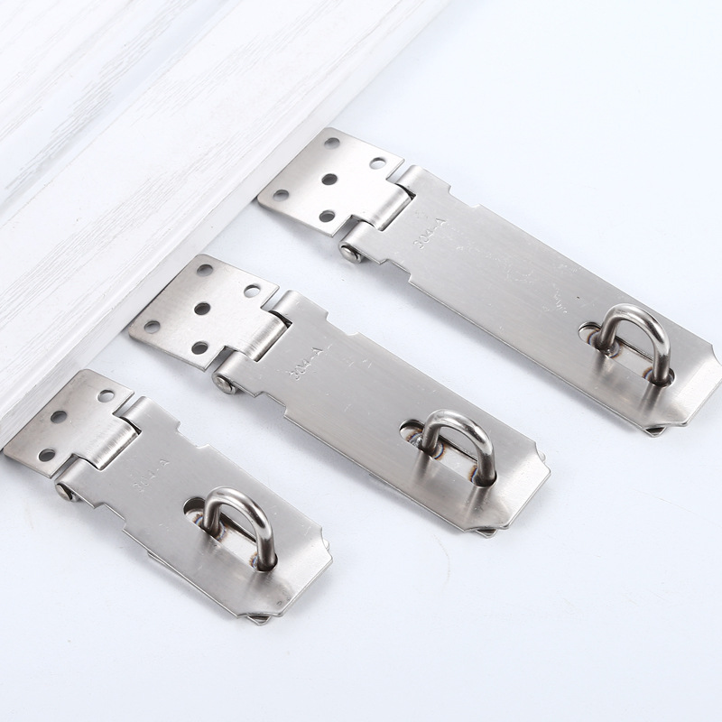 Wholesale 201/304 stainless steel lock, lock plate, drawer, cabinet door, box buckle, 90-degree right-angle thickened Specification drawing