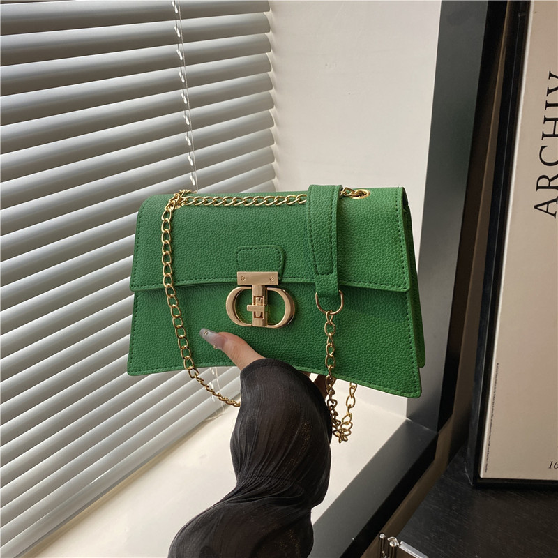 Cross-border fashion and quality chain bag for women 2025 new style women's bag, trendy and fashionable single-shoulder crossbody bag for women full figure