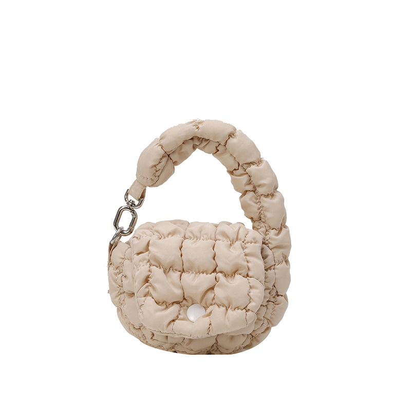 This year, the "Small Bag Women 2025" new fashion single-shoulder crossbody bag is a versatile checkered embroidered thread crossbody bag Item Picture
