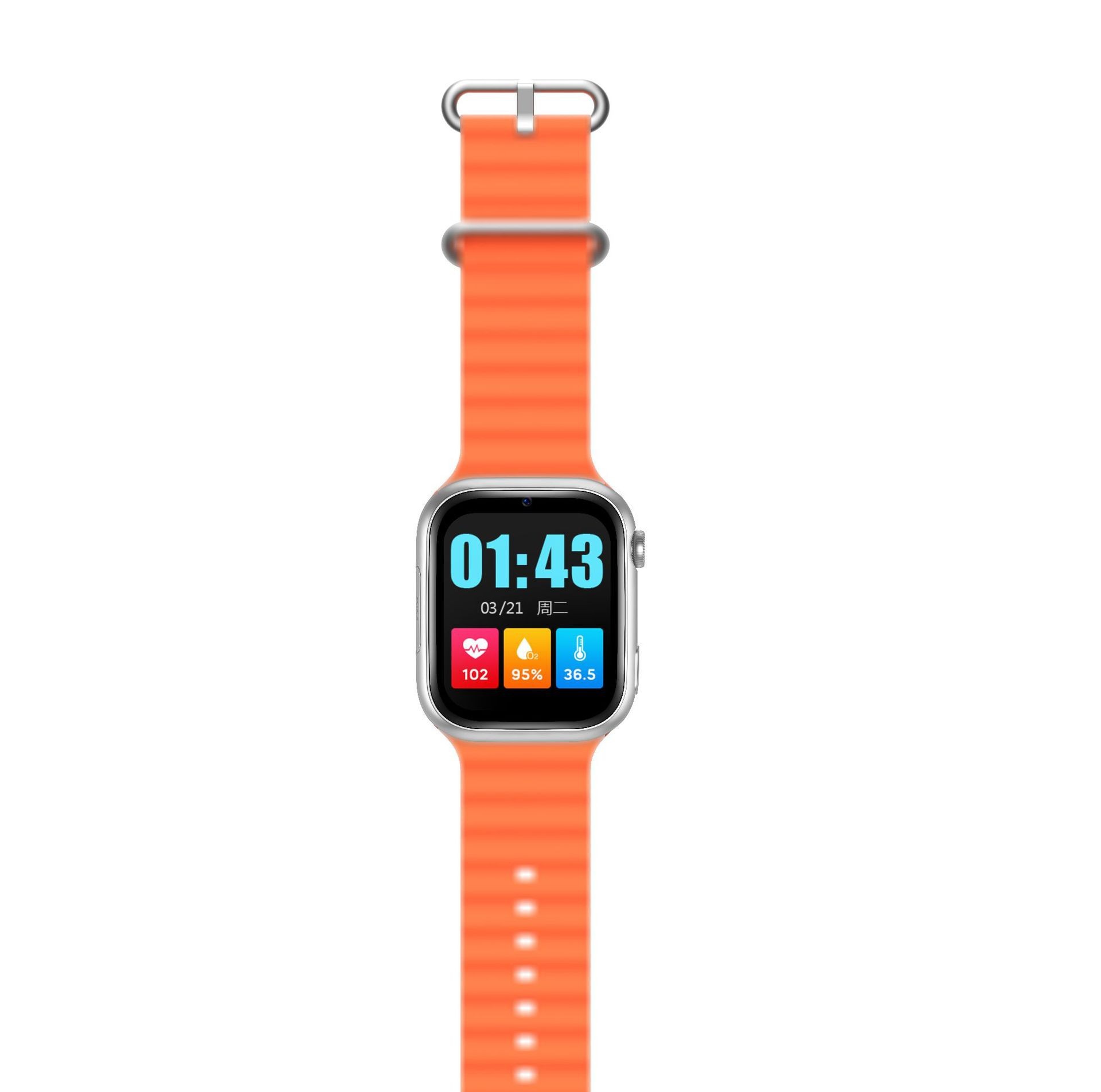 The elderly smartwatch features 5G full-network health monitoring, multiple positioning, two-way communication, SOS, and multi-functional anti-wandering function Item Picture