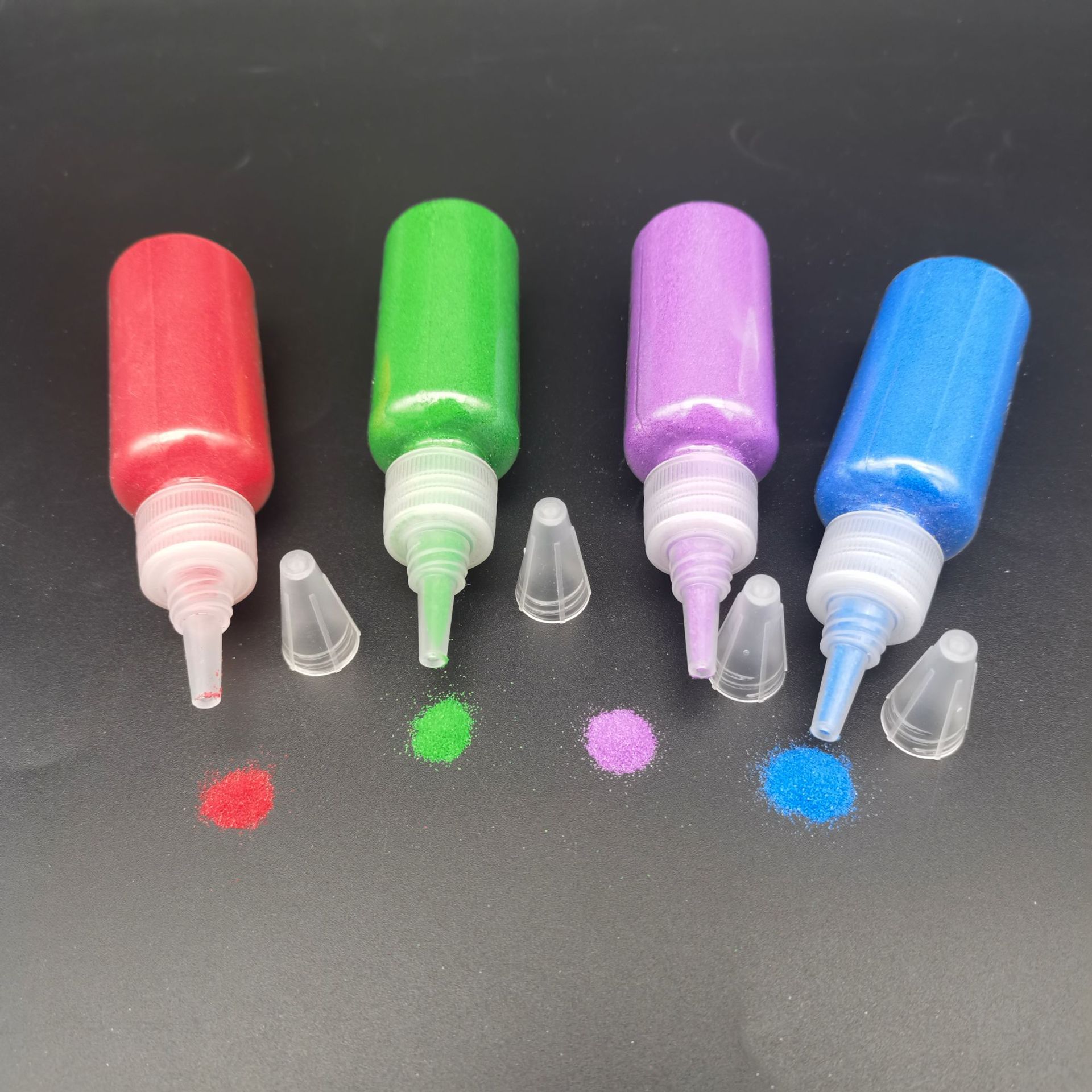 60g dyed color sand children's sand bottle painting small bottle colored sand 72 kinds dyed color sand DIY small bag colored sand Application Scenario