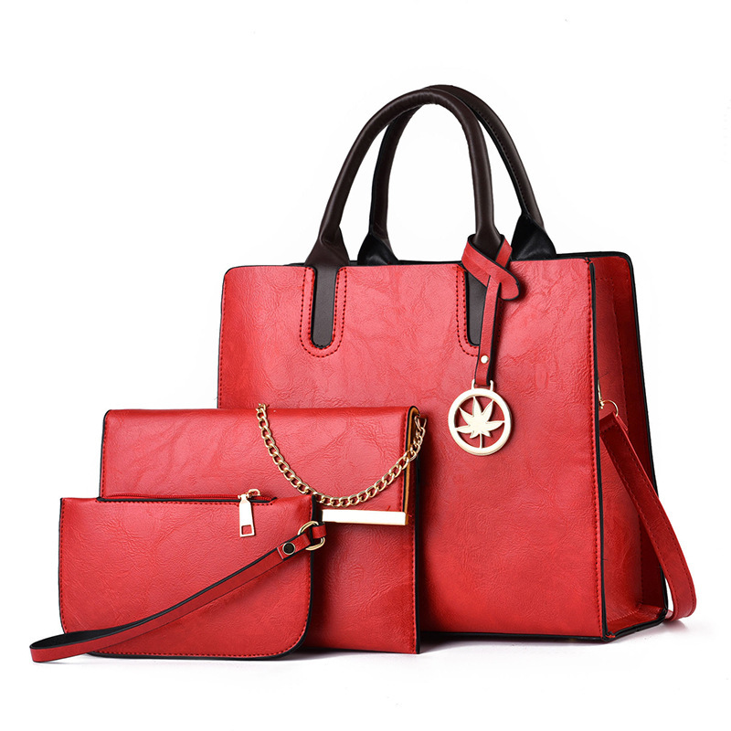 Cross-border foreign trade mother-and-child bag 2022 New retro and fashionable women's bag, European and American handbag, large capacity single-shoulder crossbody bag full figure
