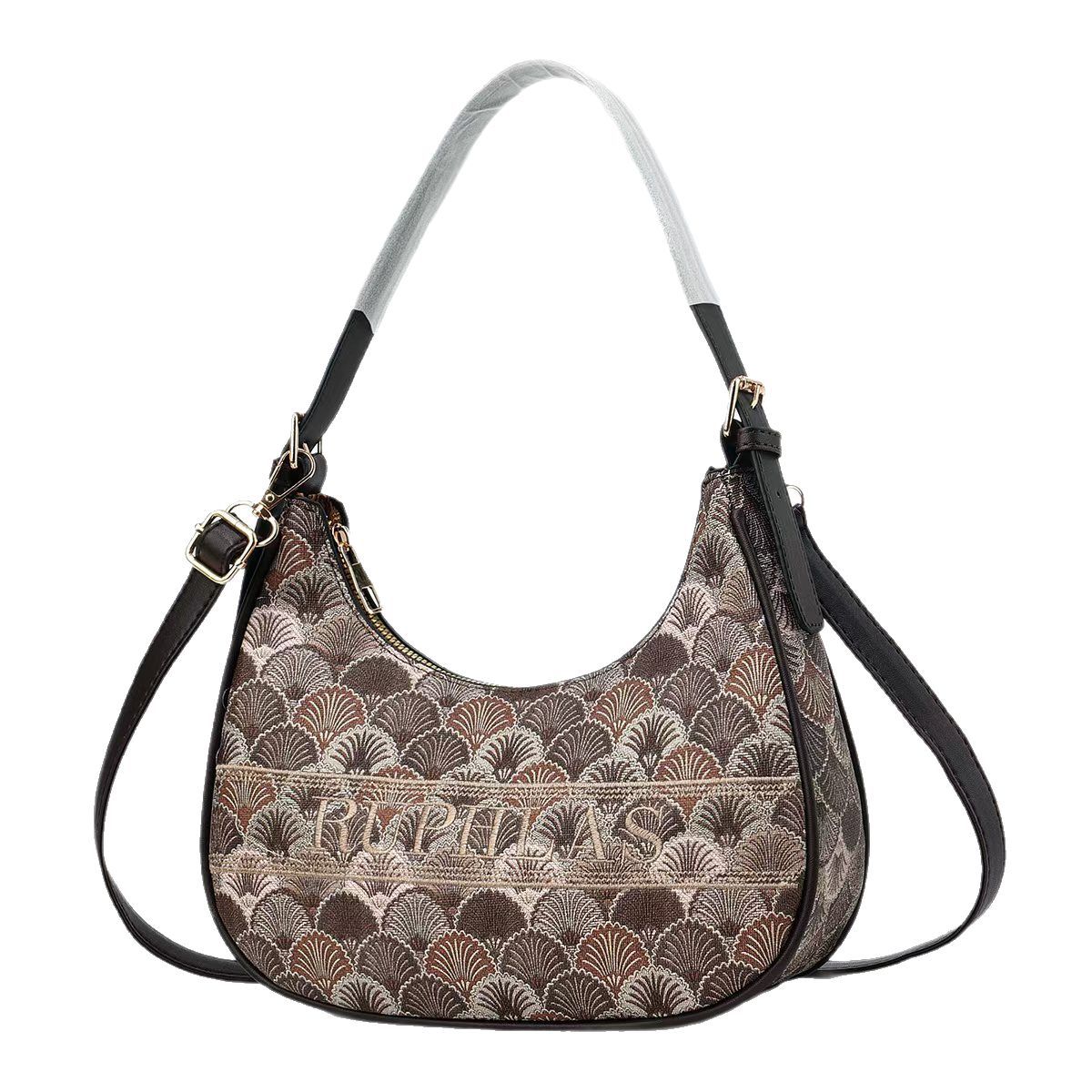 The 2025 new style of the women's bag at the counter, featuring a light luxury and high-end embroidered tote bag, is a traditional Chinese style women's handbag and a gift bag Item Picture