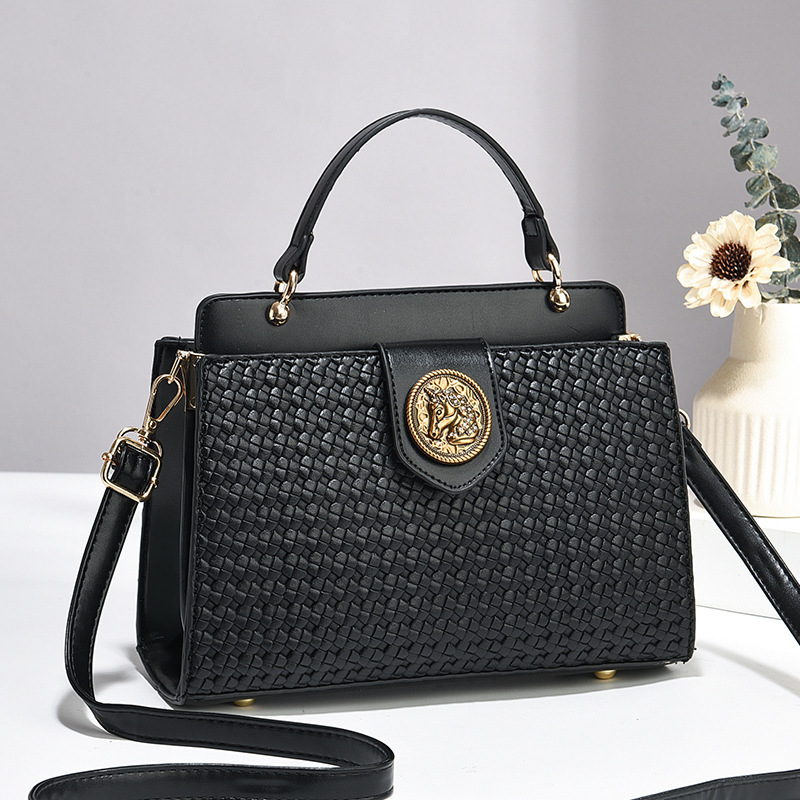 Retro handbag, new foreign trade versatile crossbody bag, casual and simple printed single-shoulder bag, fashionable and high-quality women's bag details Picture