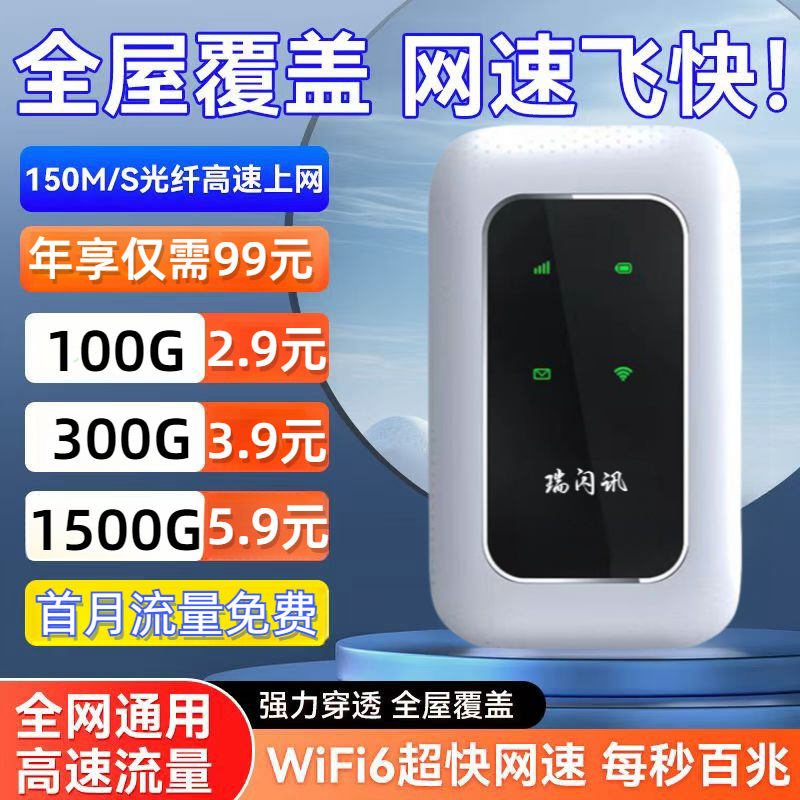 The new portable wireless WiFi router is suitable for home, office, rental, construction site, dormitory and outdoor live streaming full figure