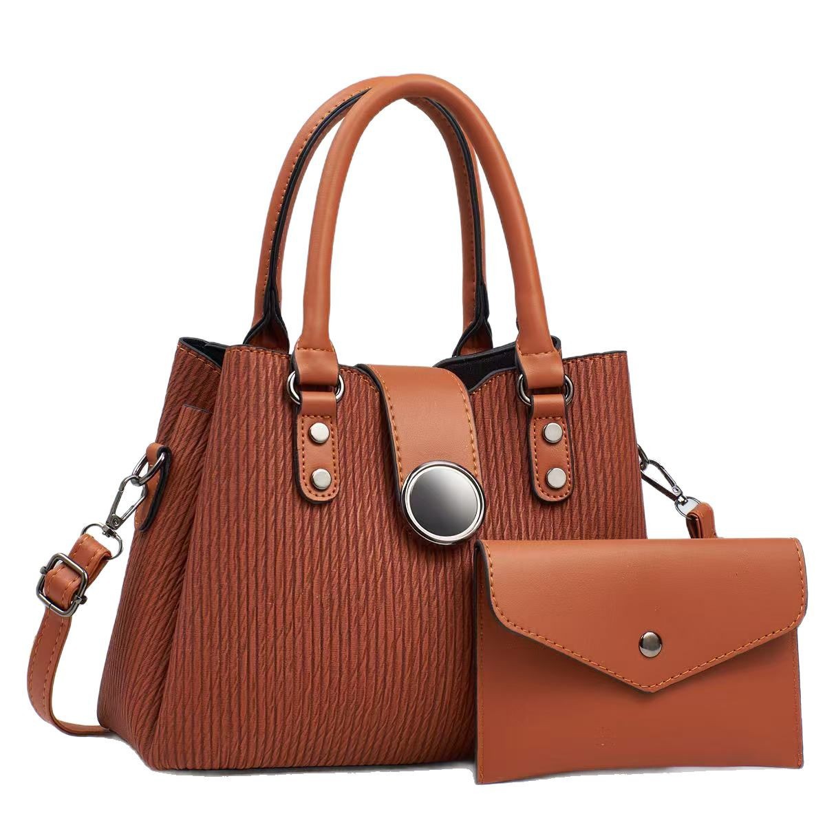 Two-piece set of mother and child bag 2025, new single-shoulder bag as a gift, single-shoulder crossbody bag for women's export, versatile and spacious Item Picture