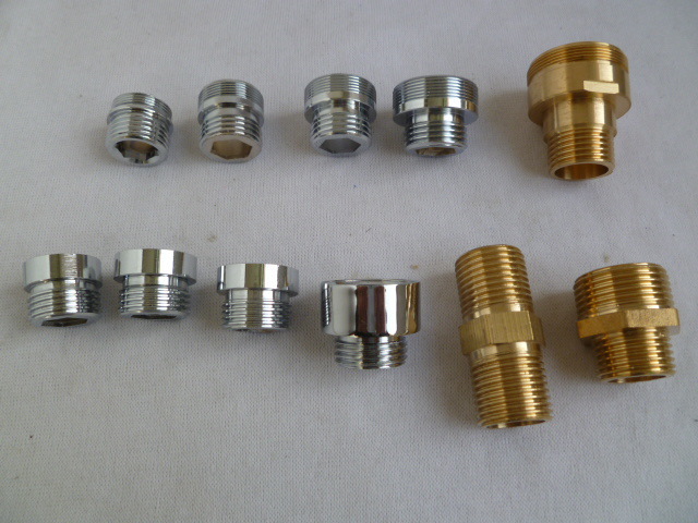 4 6 points /M18 20 22 24 28 32mm internal and external fine thread faucet accessories thread conversion copper joint Application Scenario
