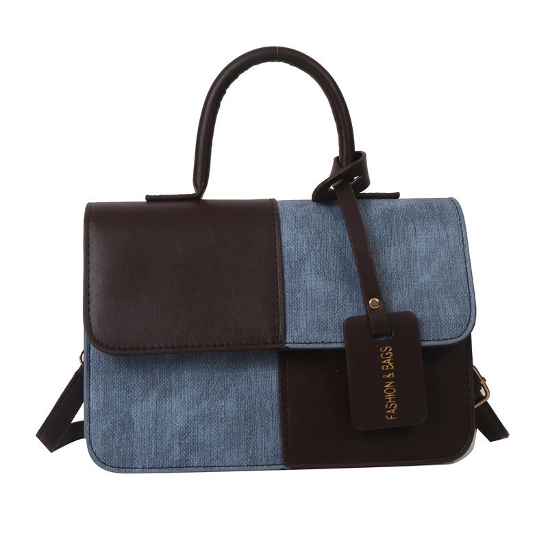 This year, fashionable and high-quality patchwork handbags are in vogue. In the summer of 2023, there are trendy single-shoulder crossbody bags and small square bags for commuting Item Picture