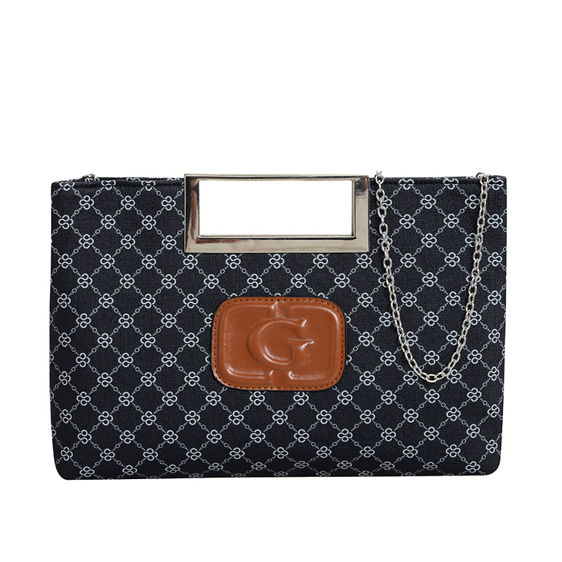 A new cross-border retro fashion trend, high-end quality and elegant single-shoulder hand-carry underarm bag, versatile commuting crossbody bag Item Picture