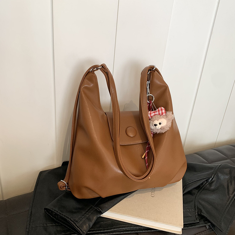 Maillard retro large-capacity bag for women 2024 New model, high-end single-shoulder bag, retro versatile crossbody tote bag Specification drawing