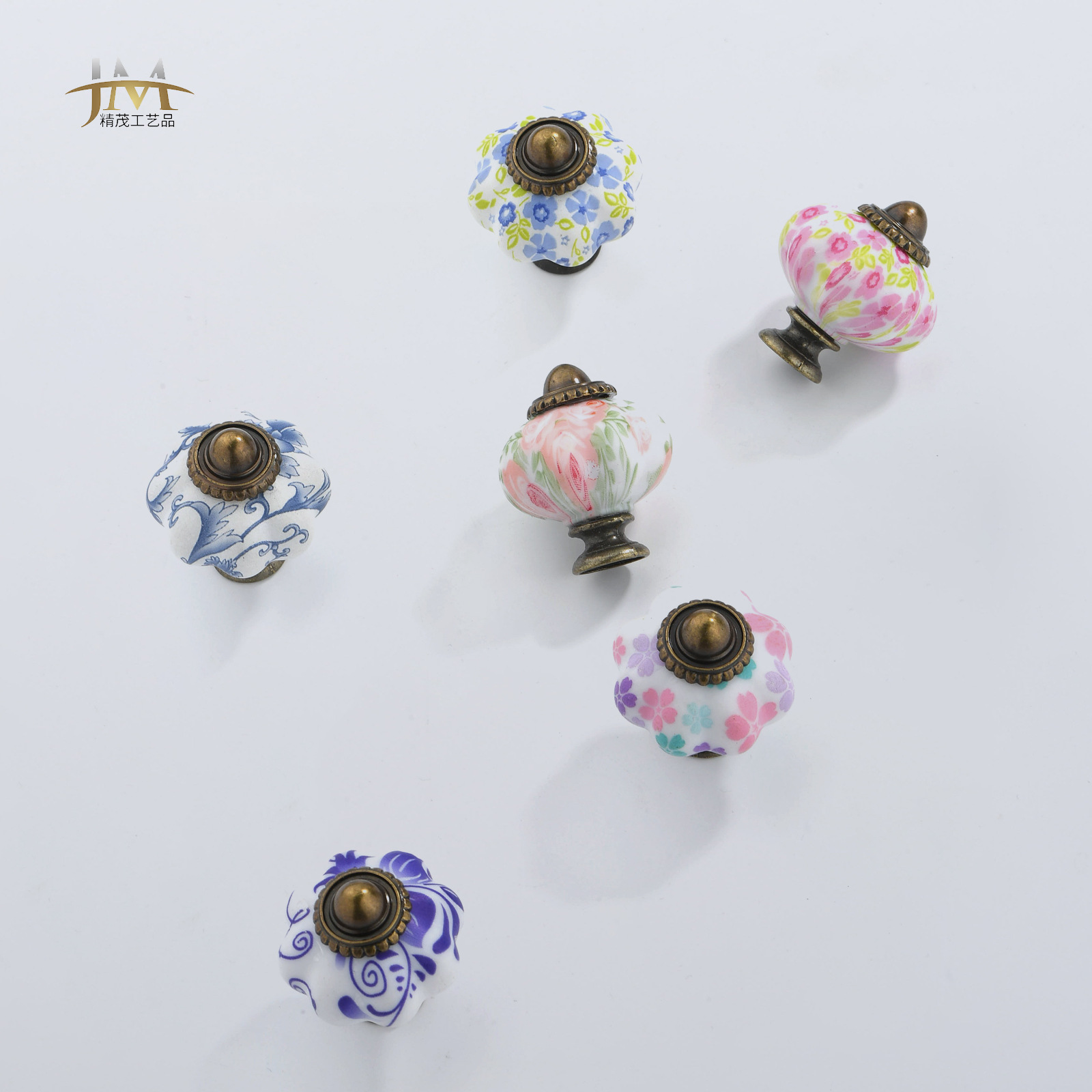 Jingmao -022 Bedside table handle Net Drawer handle Transparent crystal Acrylic single-hole pull crystal handle Specification drawing