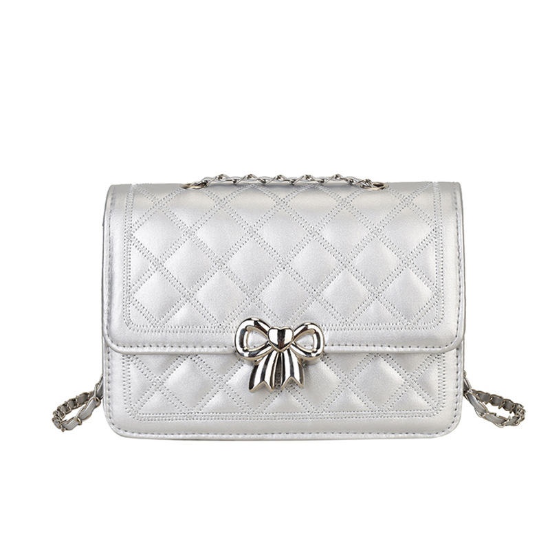 Diamond-shaped chain bag for women, 2025 new style, high-end texture, fashionable, summer versatile, single-shoulder crossbody bag, small square bag Item Picture
