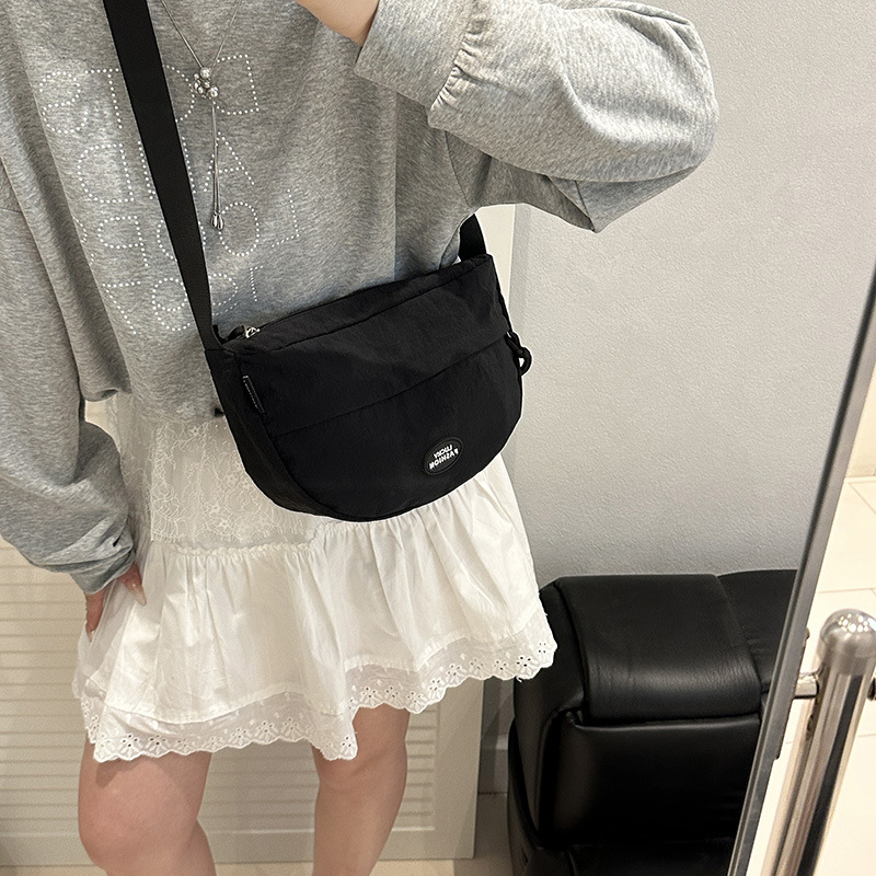2025 New trendy women's crossbody bag, small backpack, fashionable single-shoulder bag for women, Hong Kong-style solid color ins mobile phone bag for women Specification drawing