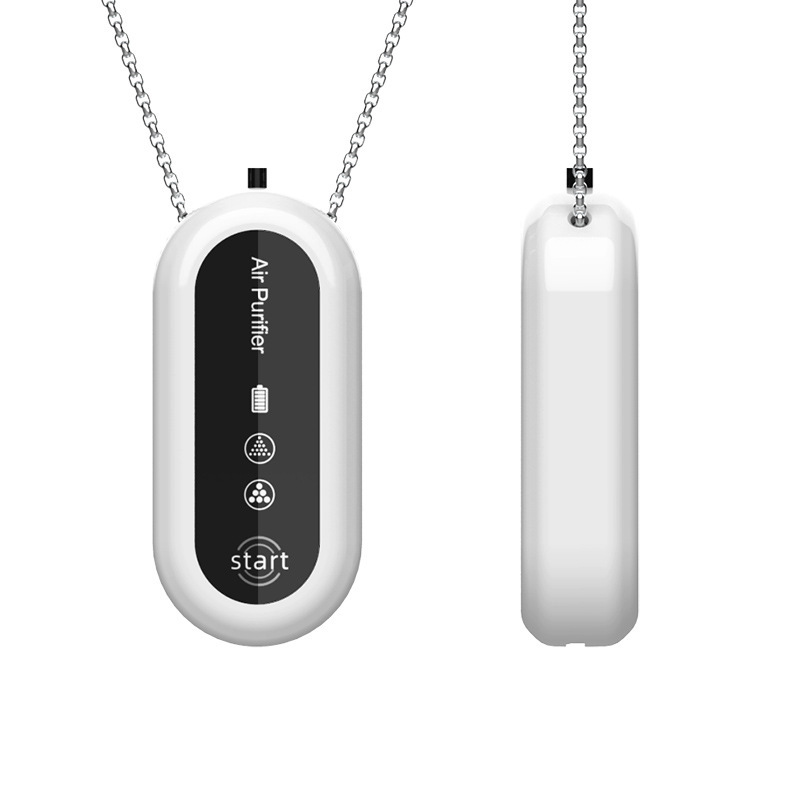 Portable, neck-hanging, anti-second-hand smoke, office formaldehyde removal, air disinfection, free shipping Item Picture