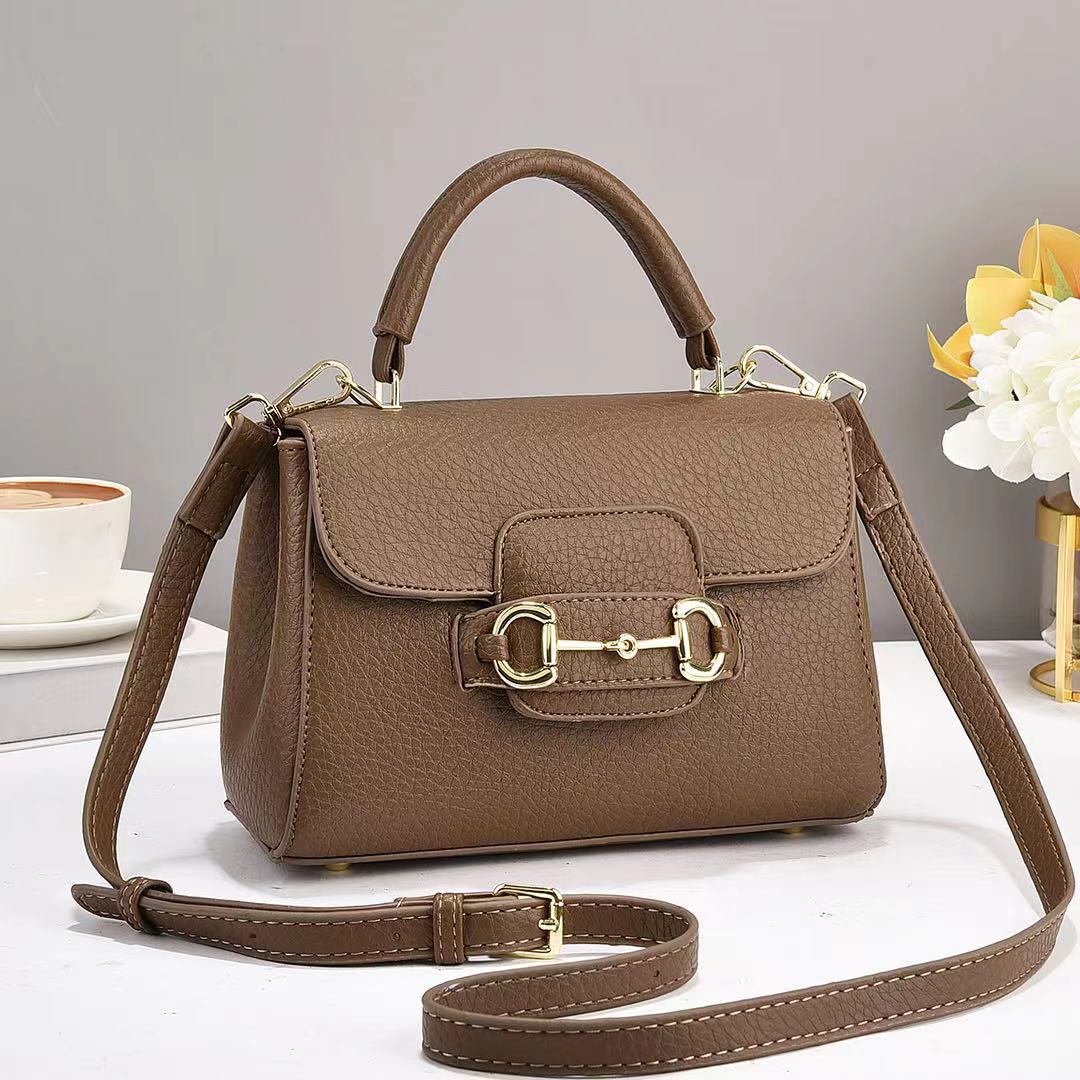 A new high-end large-capacity women's bag, crossbody small square bag, single-shoulder crossbody bag, one piece details Picture