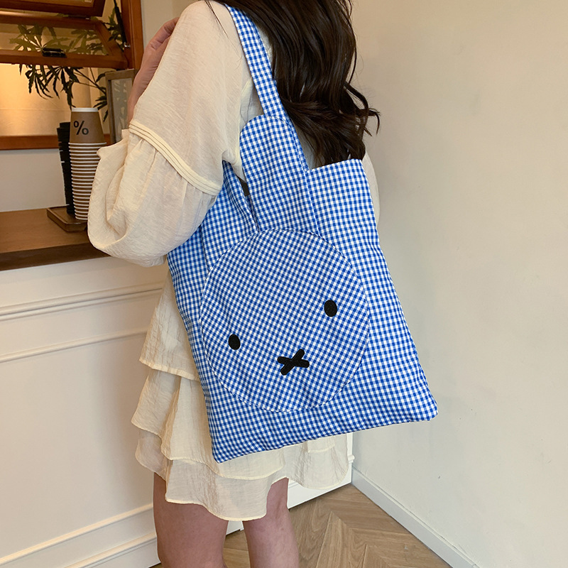 2025 New canvas bag, summer single-shoulder crossbody bag, versatile commuter handbag for women, fashionable and versatile tote bag details Picture