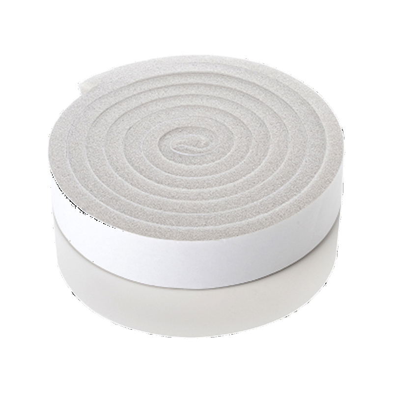 Japanese household door and window sealing strips, self-adhesive type window sound insulation strips, glass door gap and door bottom sealing sponge rubber strips Application Scenario
